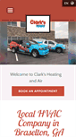 Mobile Screenshot of clarksheatingandair.com